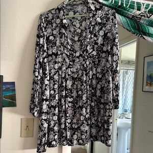 Zara collar mini dress small